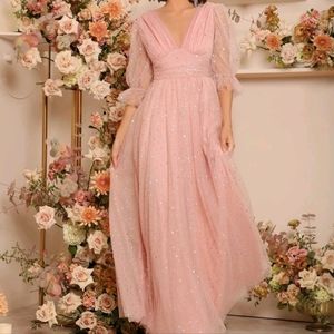 Shein Sparkle Bridesmaid Dress